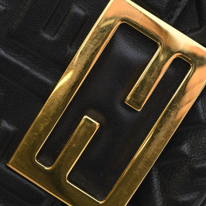 Fendi Zucca embossé Cuir Baguette Phone Pochette Sac