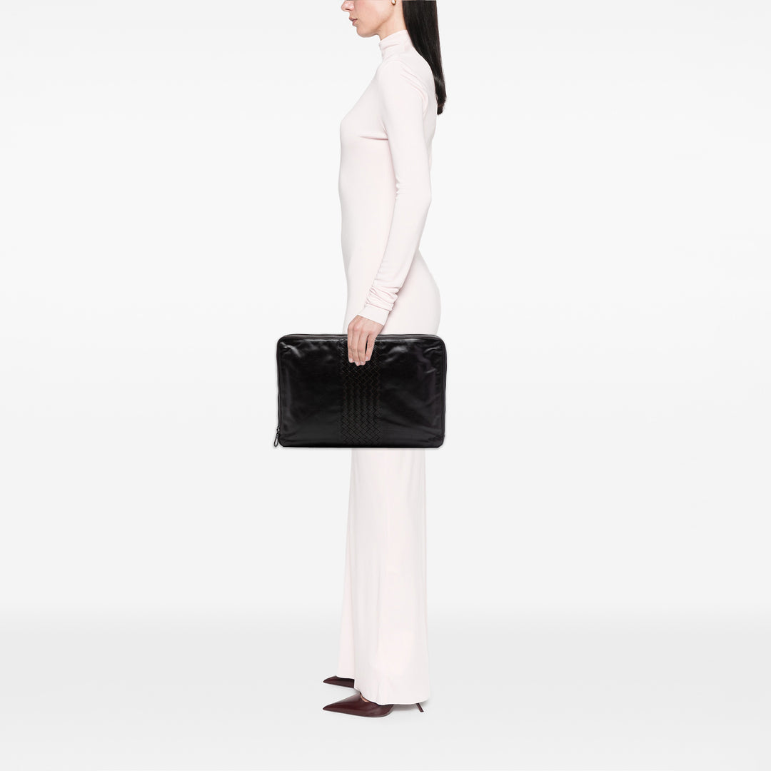 Bottega Veneta Intrecciato à finitions Nappa Document Étui