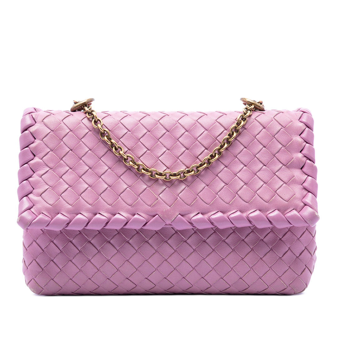 Bottega Veneta Baby Nappa Intrecciato Olimpia Sac porté croisé