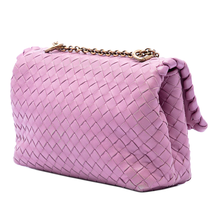 Bottega Veneta Baby Nappa Intrecciato Olimpia Sac porté croisé