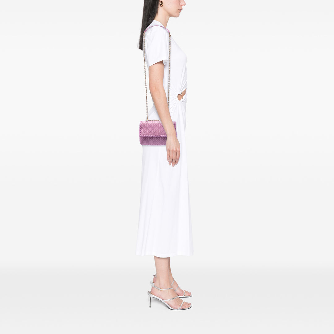 Bottega Veneta Baby Nappa Intrecciato Olimpia Sac porté croisé