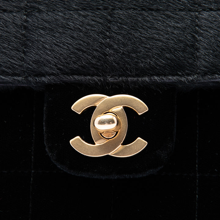 Chanel Chocolate Bar Pony Hair East West à rabat