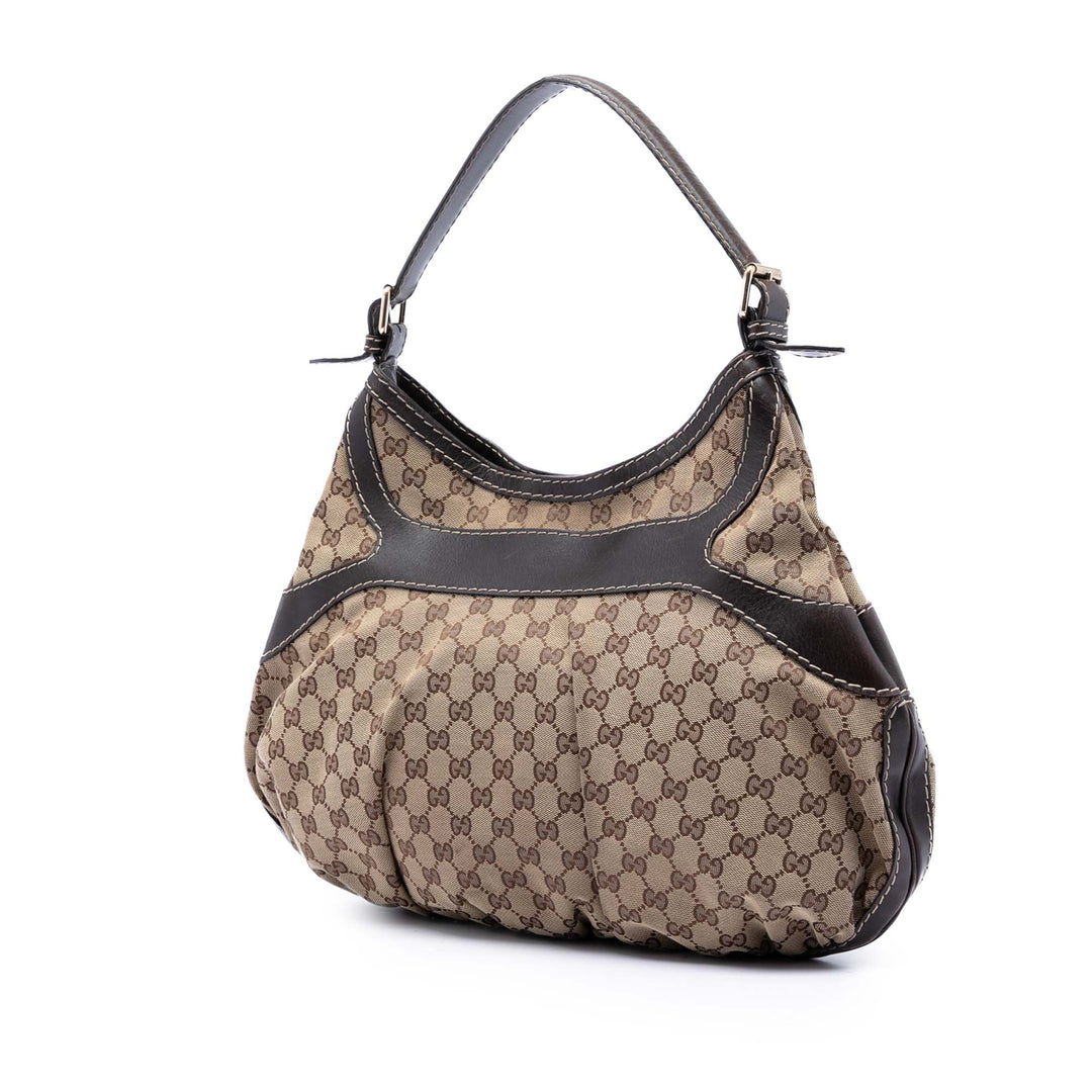 Gucci Sac porté épaule GG Dialux Queen Hobo Grand Beige – vue 2 – GABY PARIS