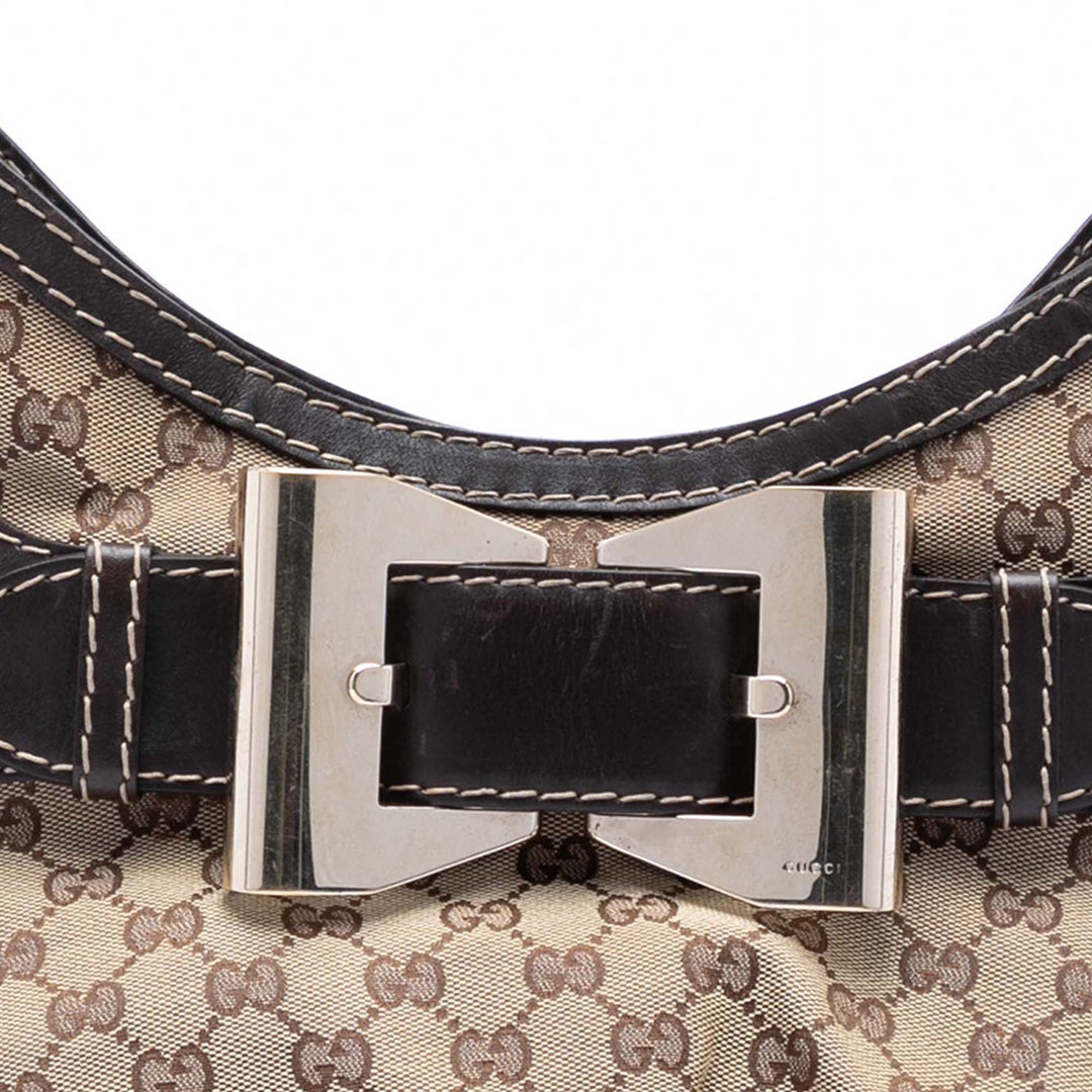Gucci Sac porté épaule GG Dialux Queen Hobo Grand Beige – vue 5 – GABY PARIS