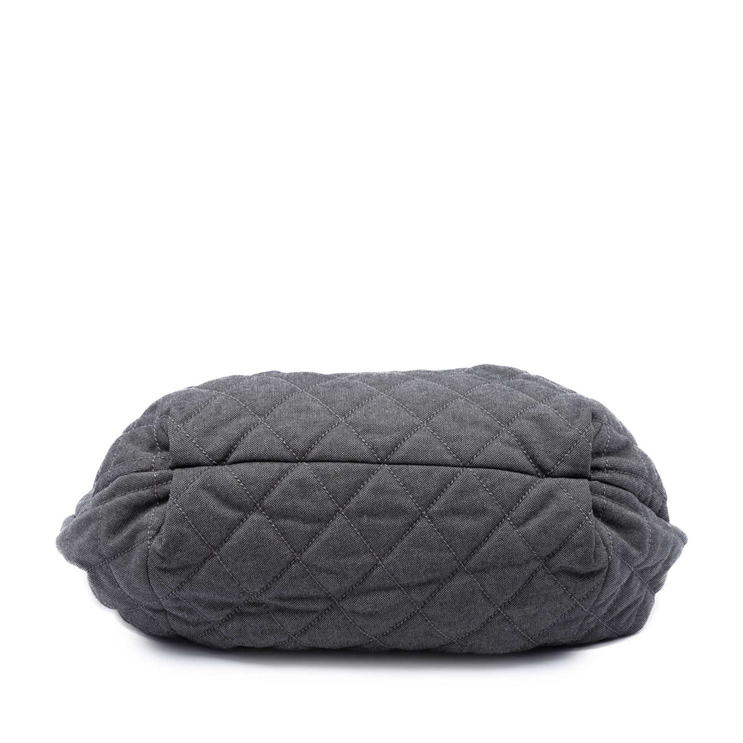Matelassé Stretch Spirit Cabas Grand Jean Bleu
