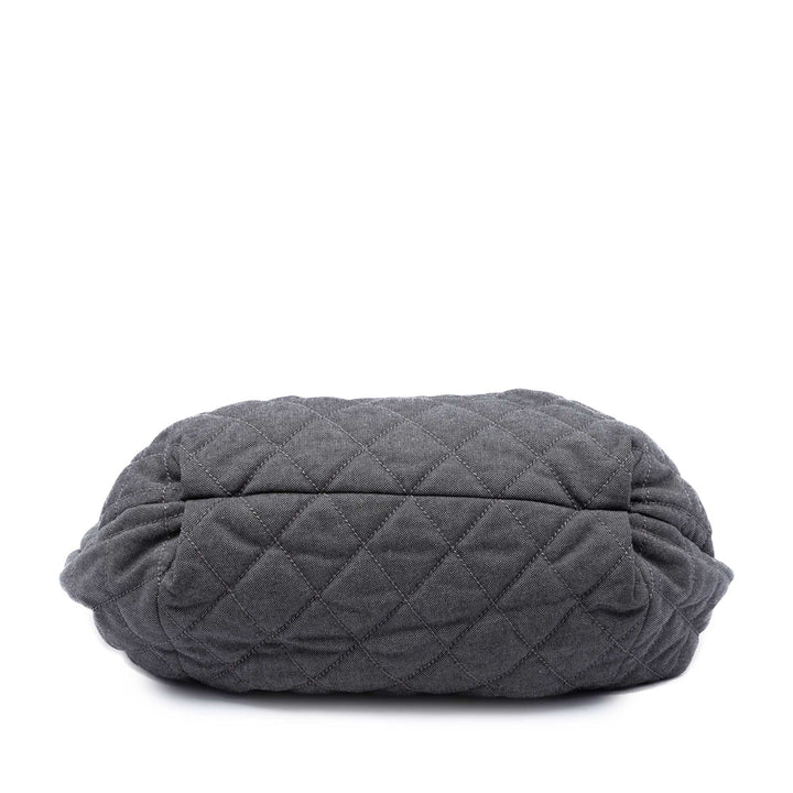 Matelassé Stretch Spirit Cabas Grand Jean Bleu