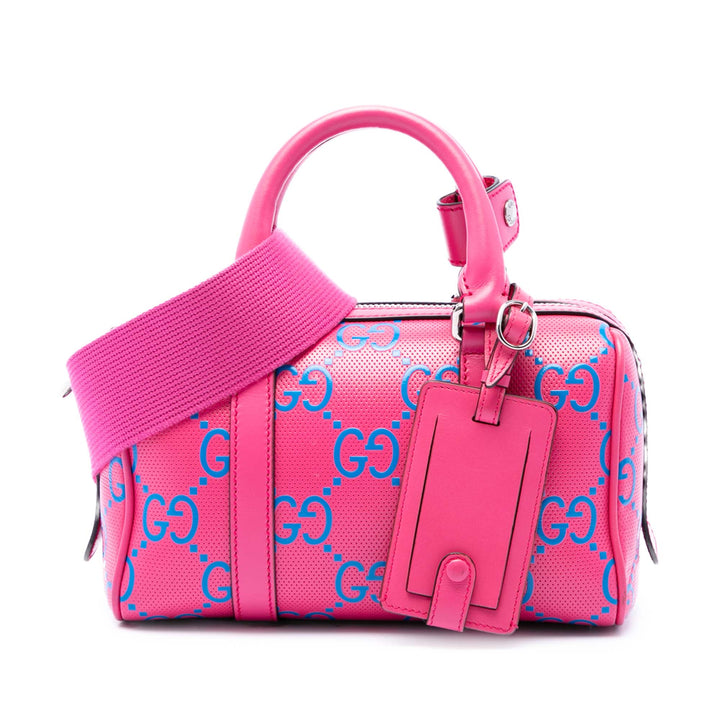 GG perforé Duffle Sac Mini Rose