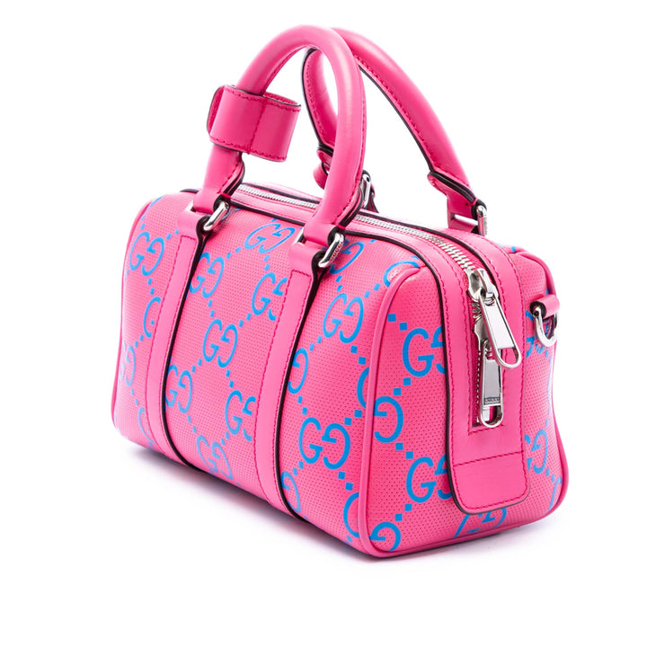 GG perforé Duffle Sac Mini Rose