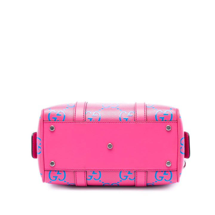 GG perforé Duffle Sac Mini Rose