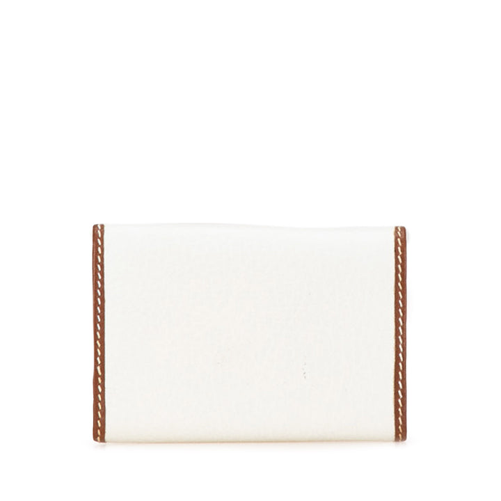 1980s Leather Key Case White - Gaby Paris