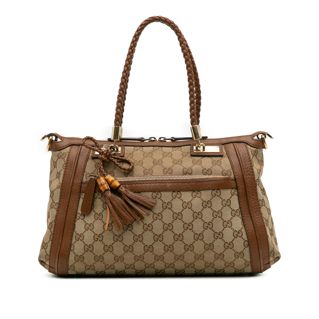 Gucci GG Toile Bella Sac cartable Marron – GABY PARIS Authentique