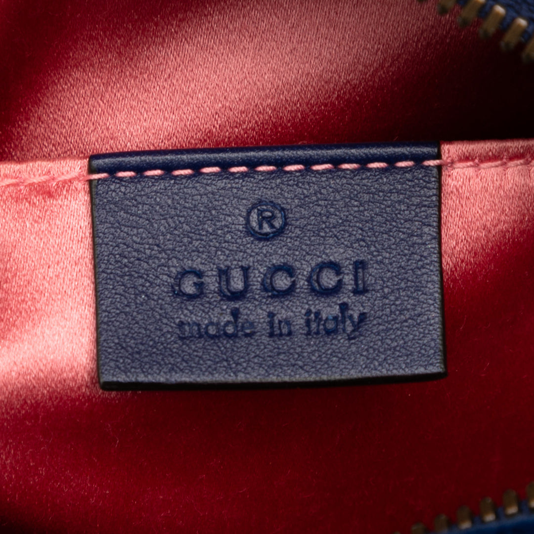 Gucci Small GG Marmont Matelasse Velours Sac porté croisé