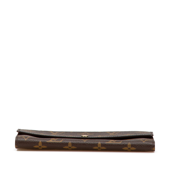 Monogram Sarah Long Wallet Brown - Gaby Paris