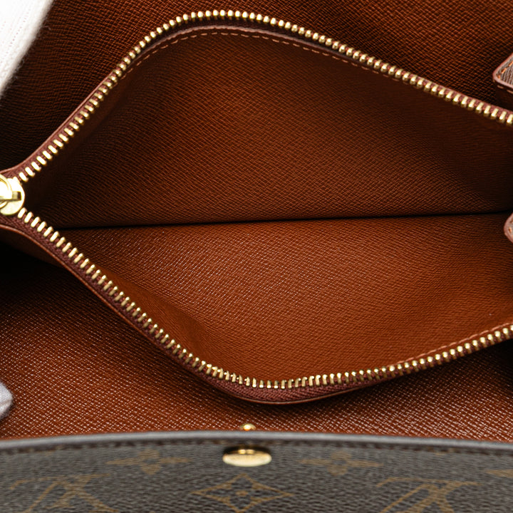 Monogram Sarah Long Wallet Brown - Gaby Paris