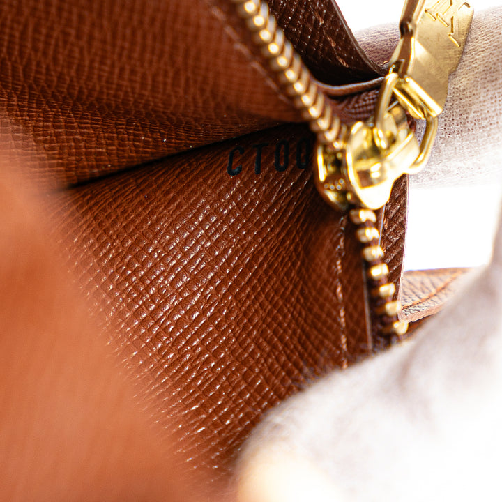 Monogram Sarah Long Wallet Brown - Gaby Paris