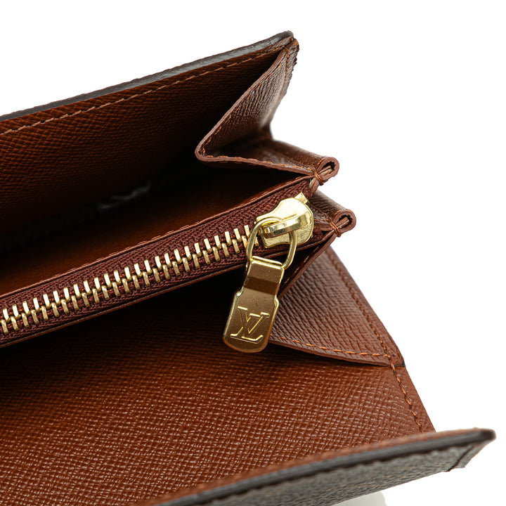 Monogram Sarah Long Wallet Brown - Gaby Paris