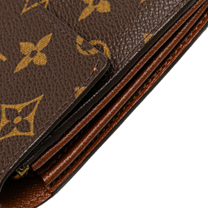 Monogram Sarah Long Wallet Brown - Gaby Paris