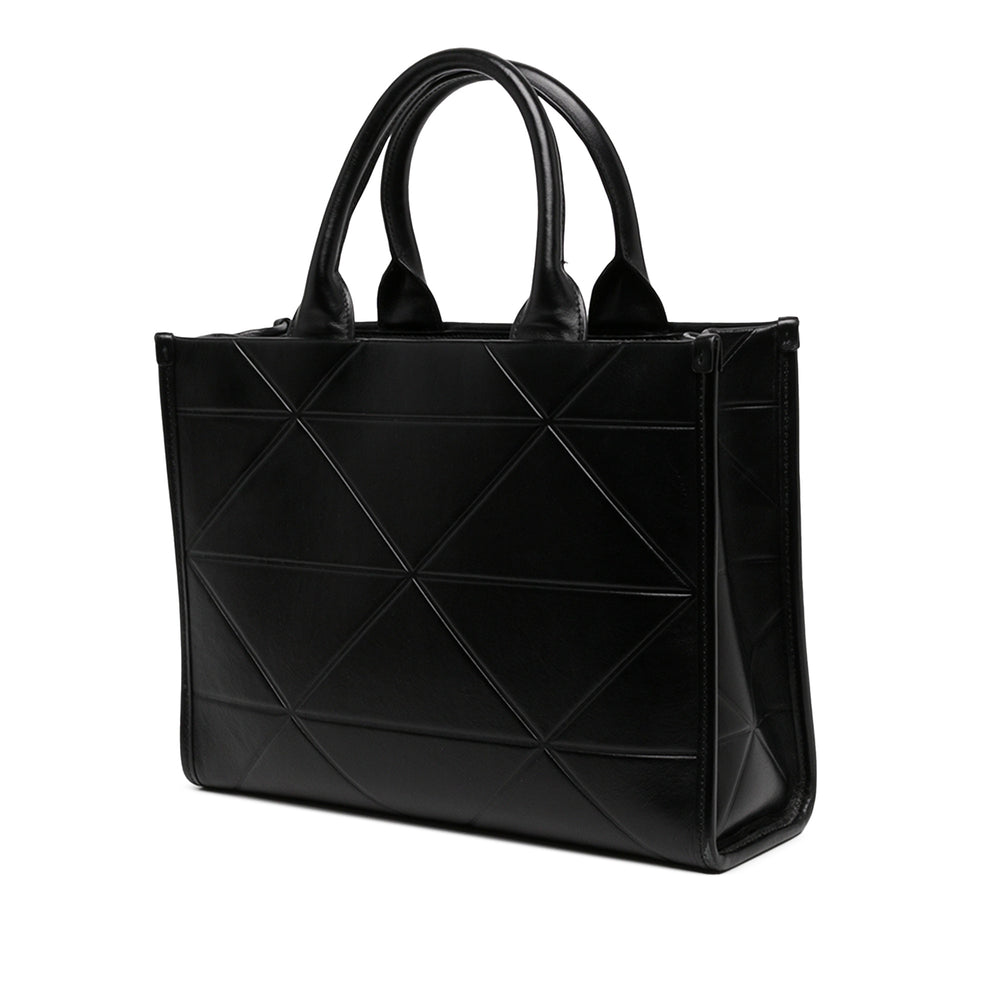 Prada Sac à main Souple Veau Symbole Petit Noir – vue 2 – GABY PARIS