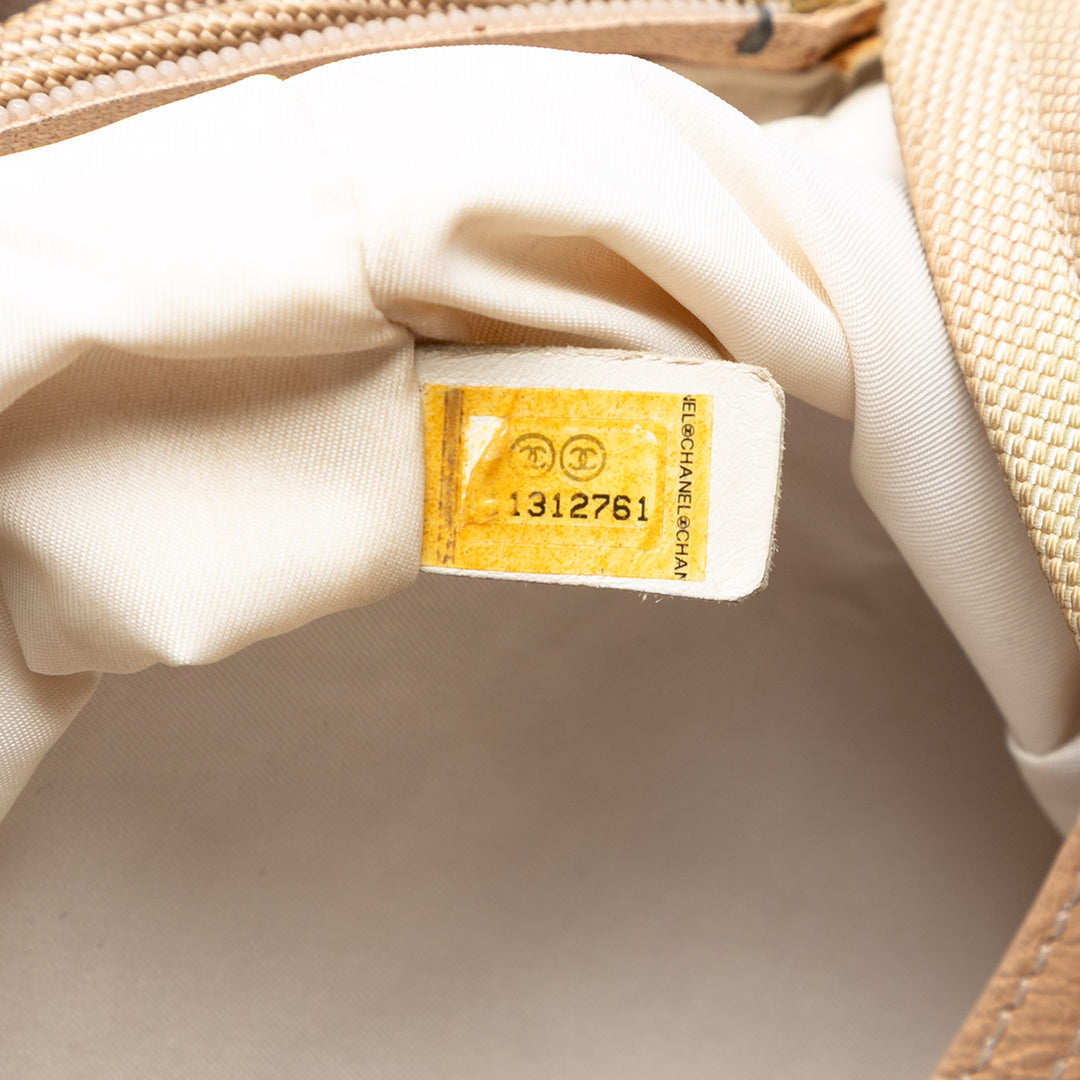 Chanel Paris Biarritz Matelassé Coated Toile Sac à main