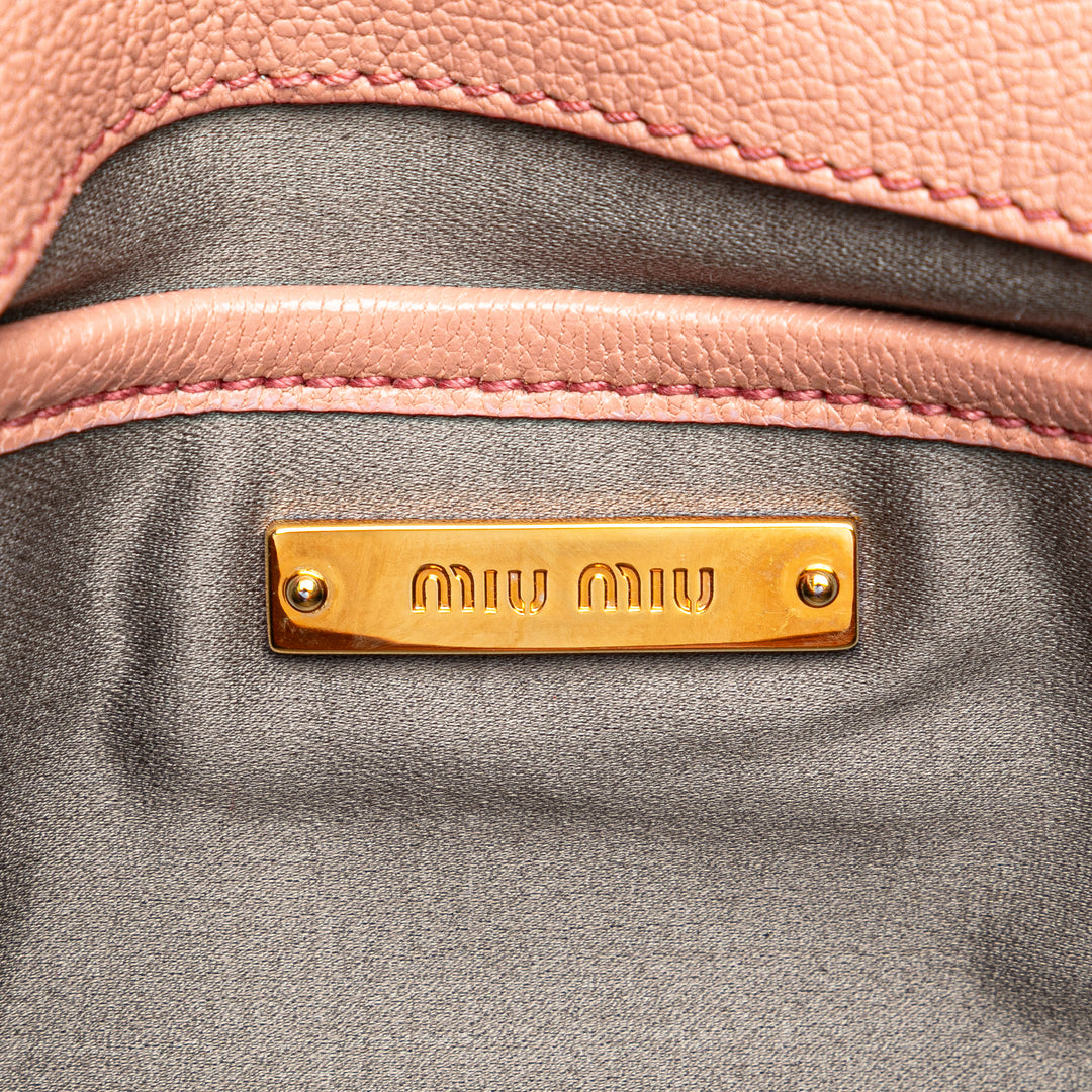 Goatskin Madras Crystal Studded Clutch Pink - Gaby Paris
