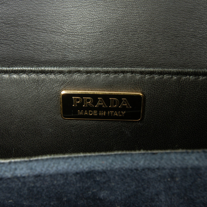 Velvet Cahier Crossbody Blue - Gaby Paris