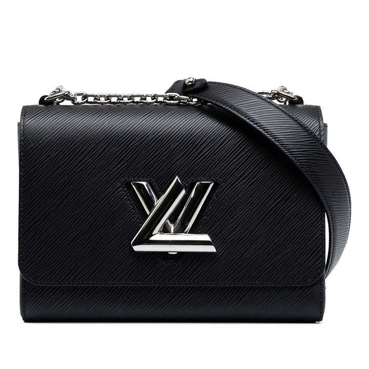 Louis Vuitton Sac bandoulière Twist Épi MM Noir – vue principale – GABY PARIS