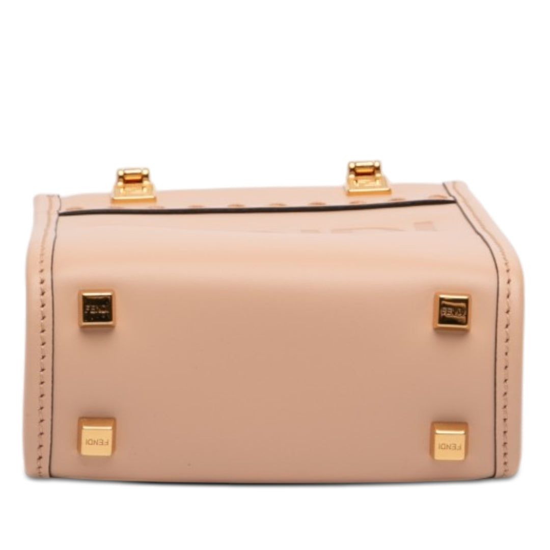 Fendi Mini Cuir Sunshine Shopper Cabas
