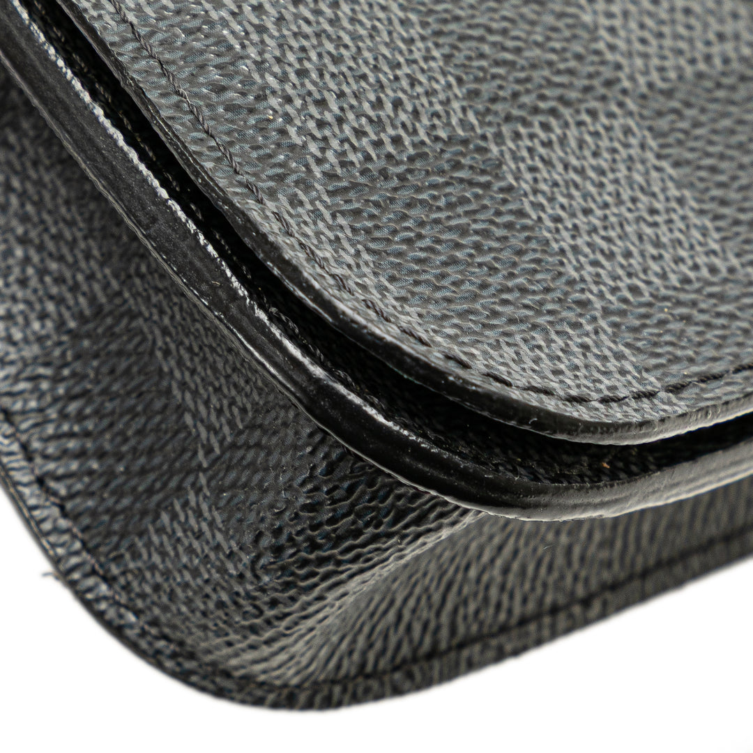 Louis Vuitton Damier Graphite Pochette Homme Ceinture Noir