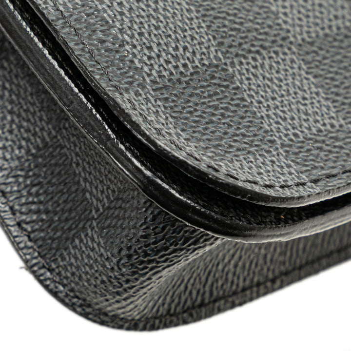 Louis Vuitton Damier Graphite Pochette Homme Ceinture Noir