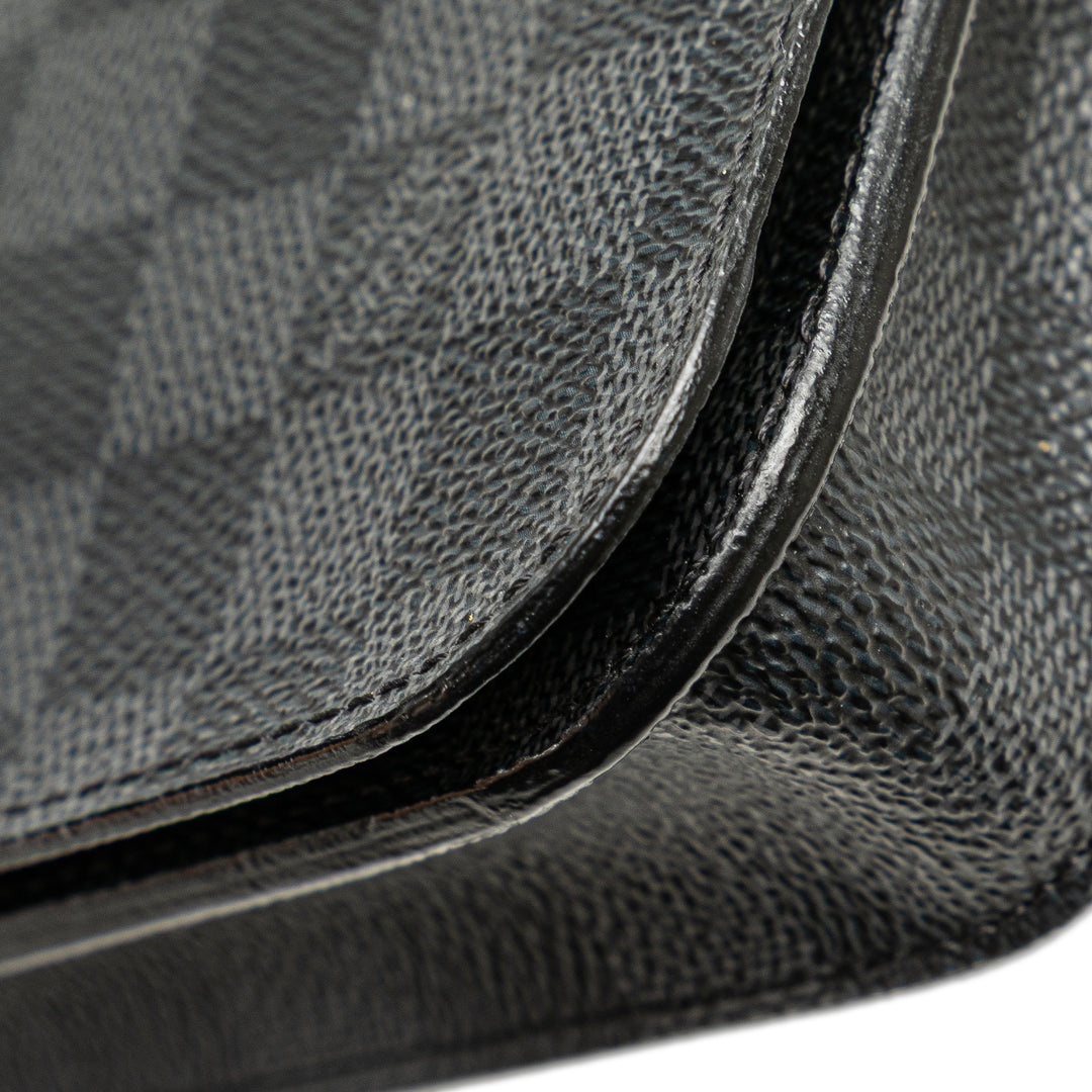 Louis Vuitton Damier Graphite Pochette Homme Ceinture Noir