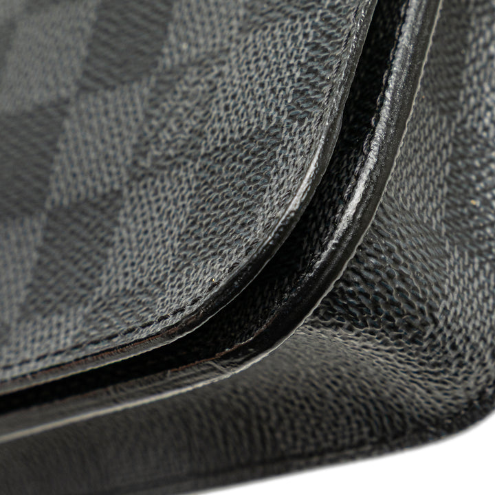 Louis Vuitton Damier Graphite Pochette Homme Ceinture Noir