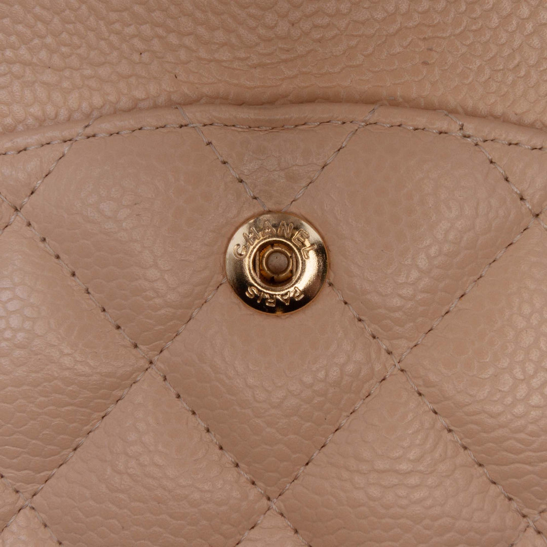 Medium Classic Caviar Double Flap Brown - Gaby Paris