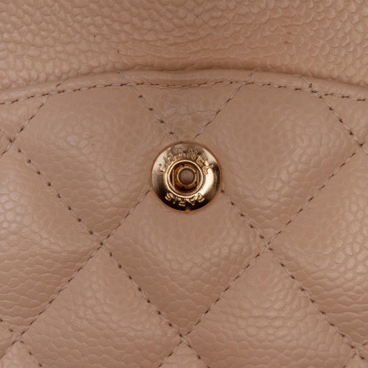 Medium Classic Caviar Double Flap Brown - Gaby Paris