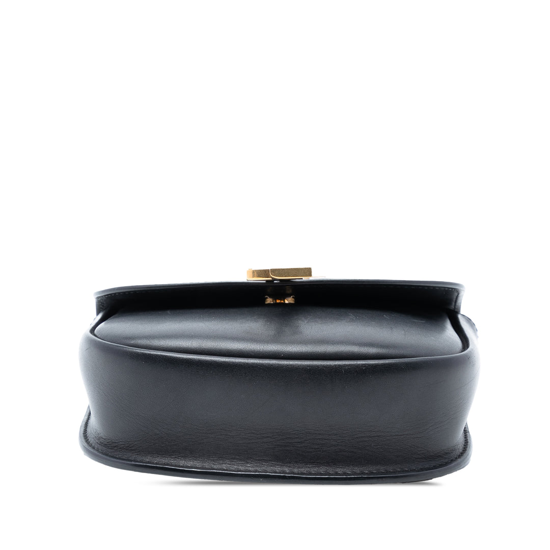 Saint Laurent Small Cuir Monogram Kaia Sac porté croisé