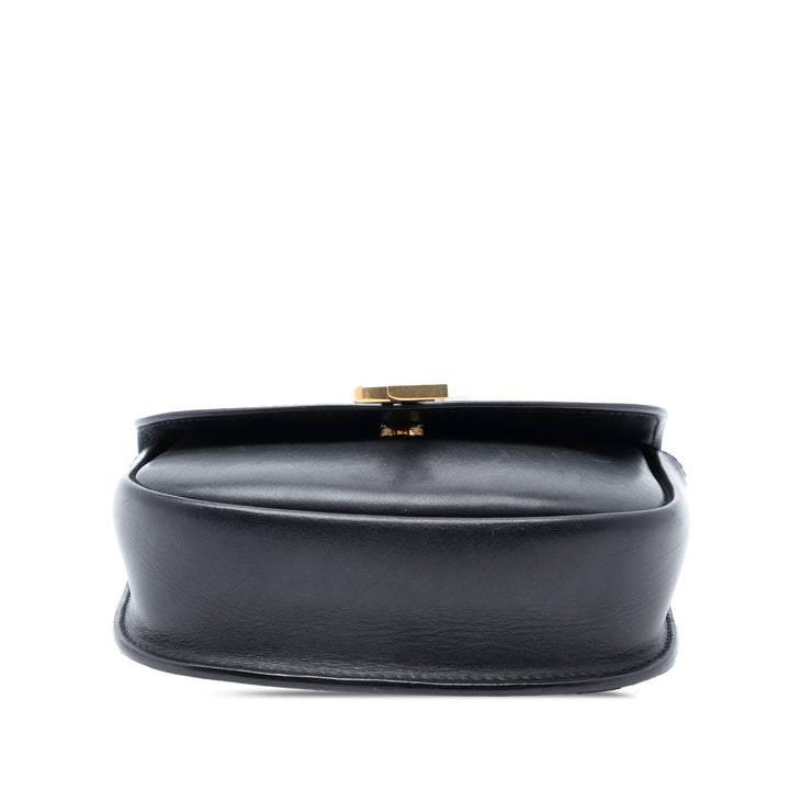 Saint Laurent Small Cuir Monogram Kaia Sac porté croisé