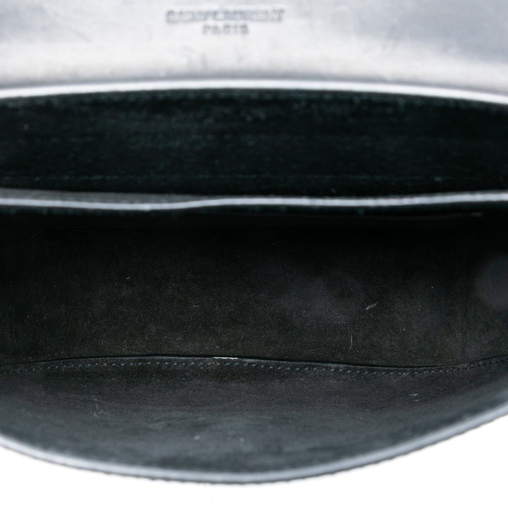 Saint Laurent Small Cuir Monogram Kaia Sac porté croisé