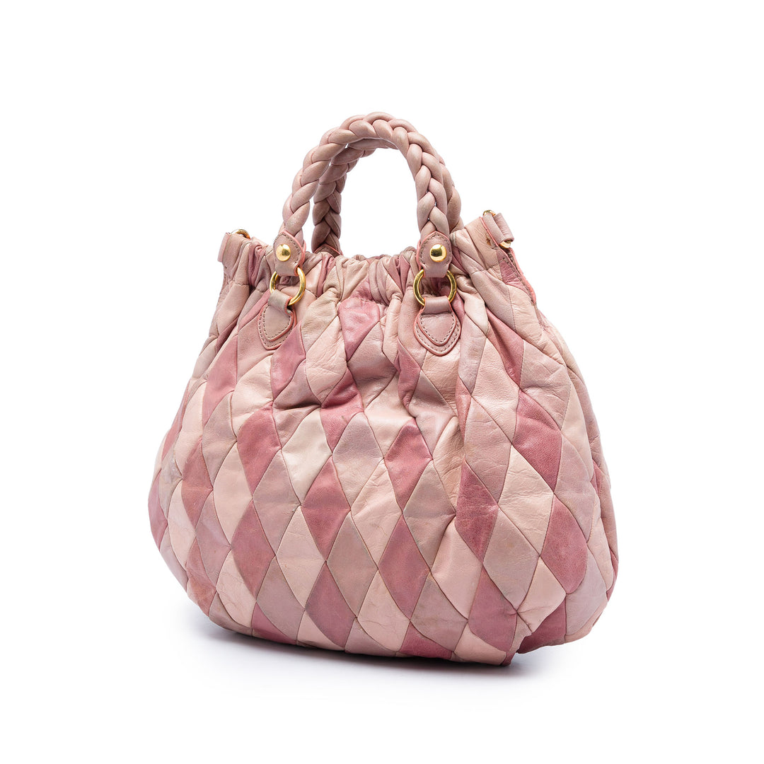 Miu Miu Harlequin Sac Cuir nappa