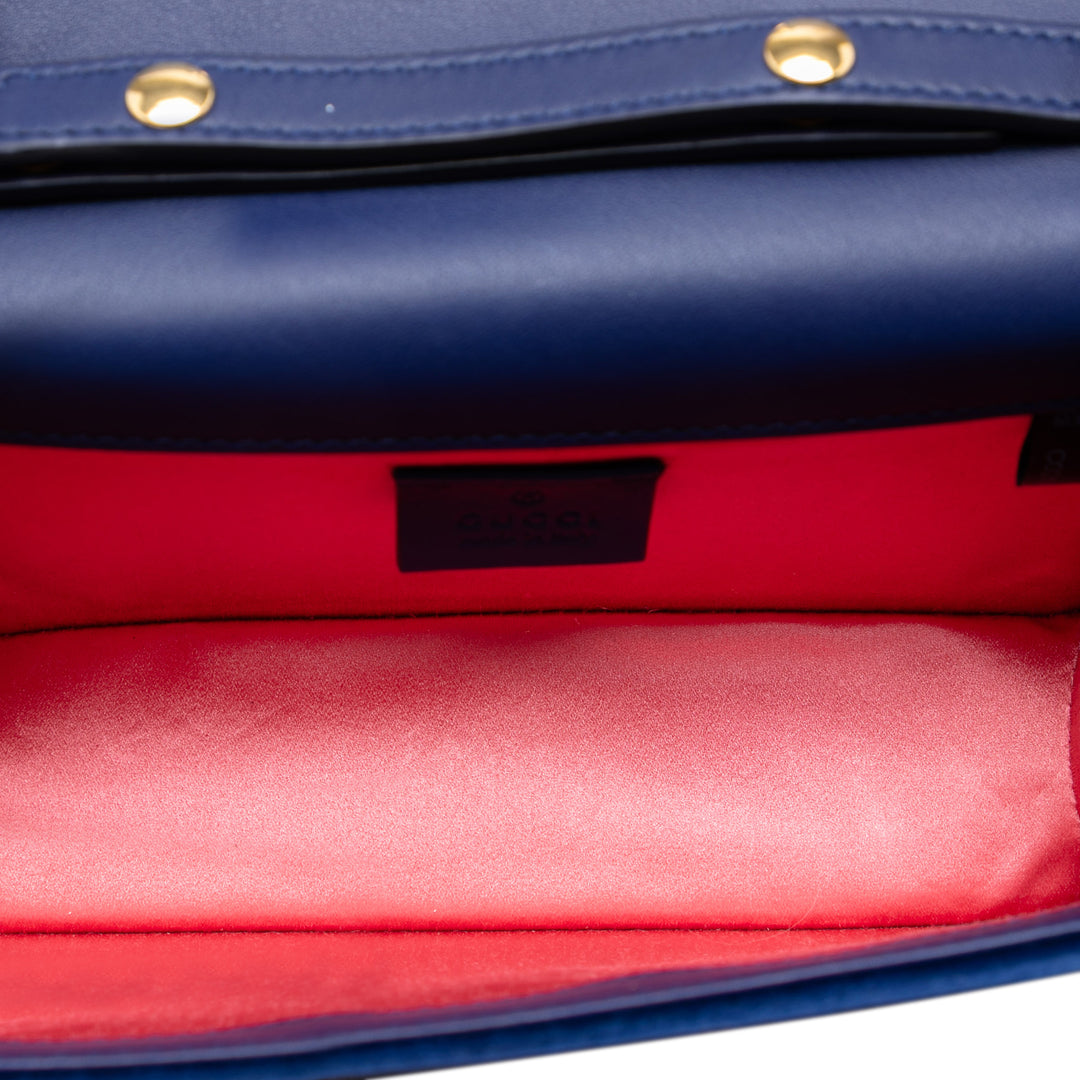 Gucci Cristal G Velours Broadway Sac porté croisé