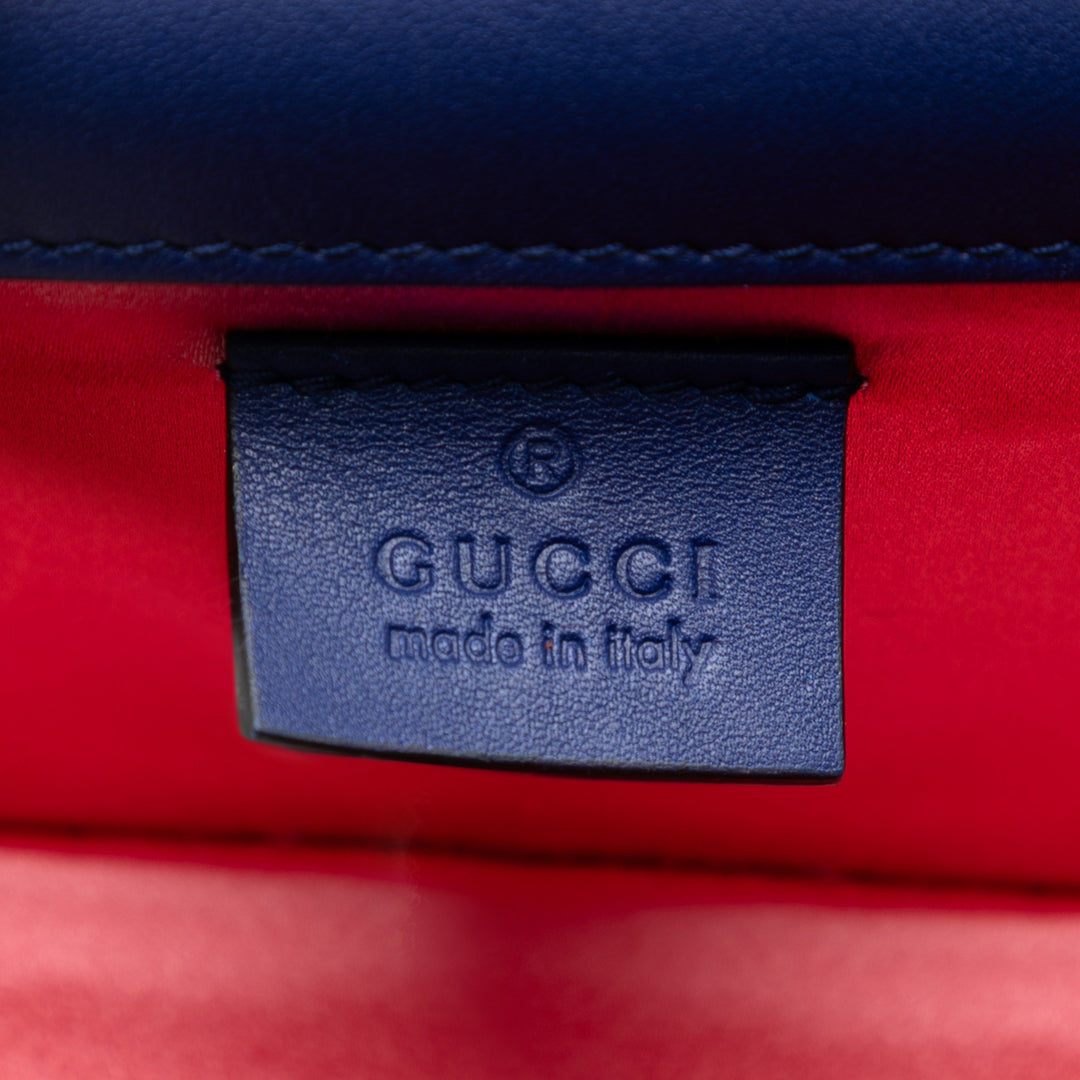 Gucci Cristal G Velours Broadway Sac porté croisé