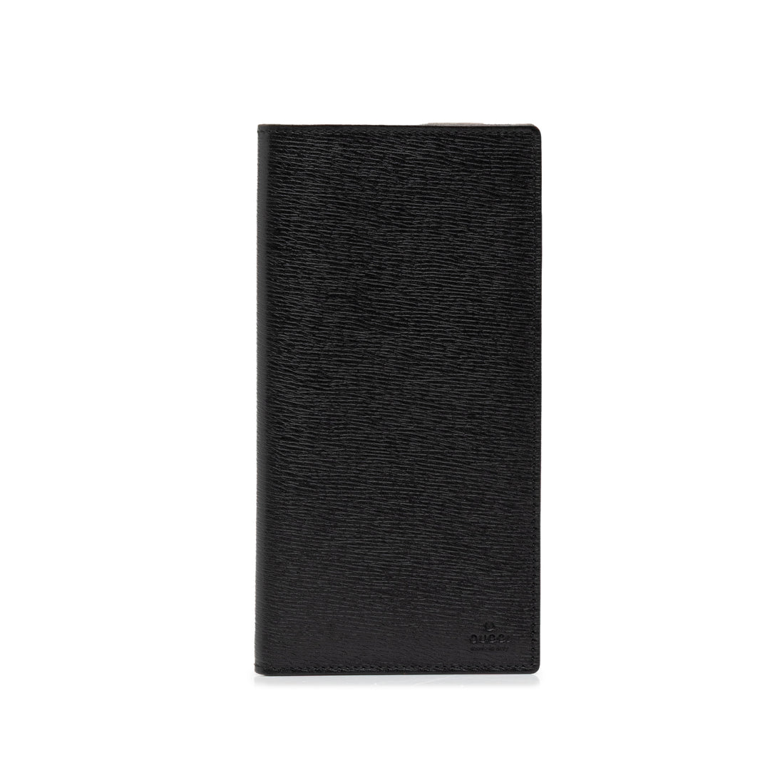 Gucci Deux volets Portefeuille long Cuir de veau Noir