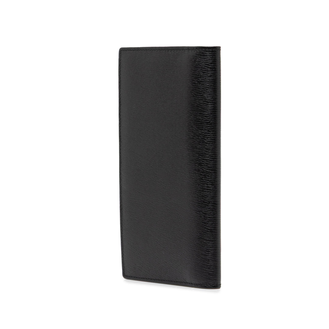 Gucci Deux volets Portefeuille long Cuir de veau Noir