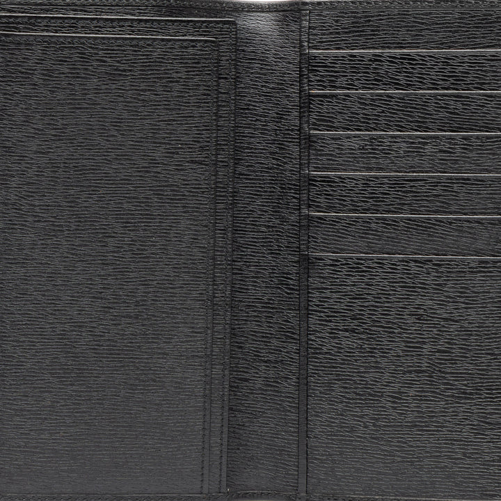 Gucci Deux volets Portefeuille long Cuir de veau Noir