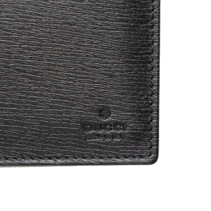 Gucci Deux volets Portefeuille long Cuir de veau Noir