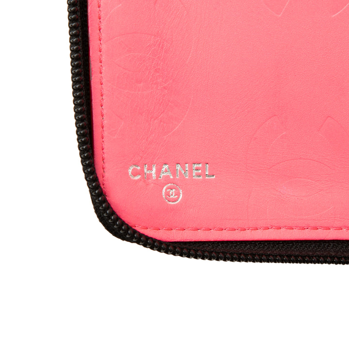 Chanel Matelassé Cambon Ligne Zippy Portefeuille organisateur Cuir d'agneau Noir – vue 5 – GABY PARIS