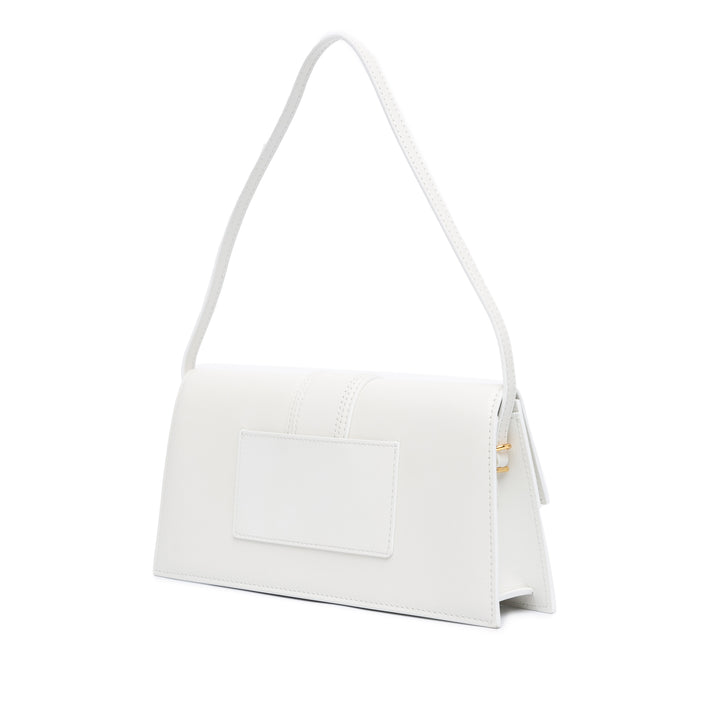 Calfskin Le Bambino Long Shoulder Bag White - Gaby Paris