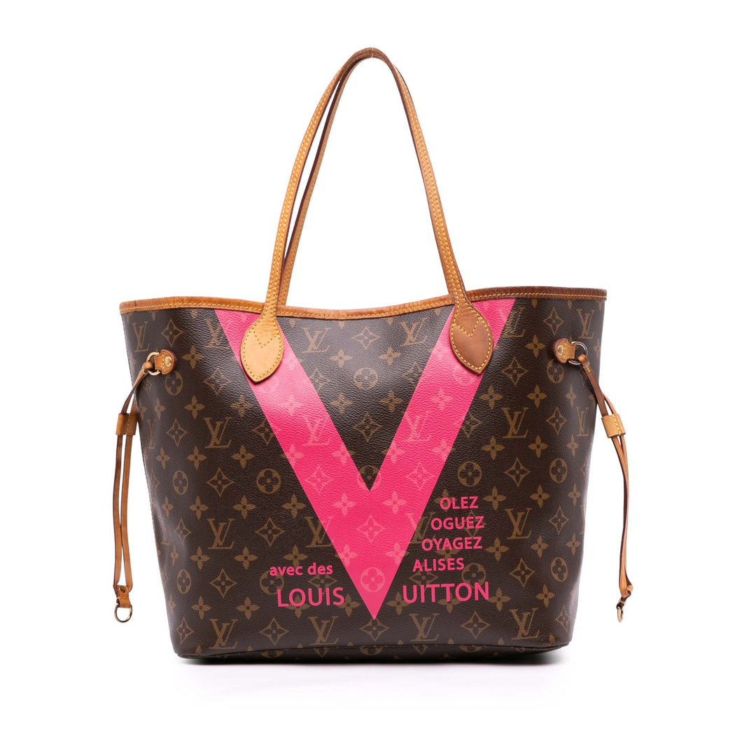 Monogram V Neverfull MM Brown - Gaby Paris
