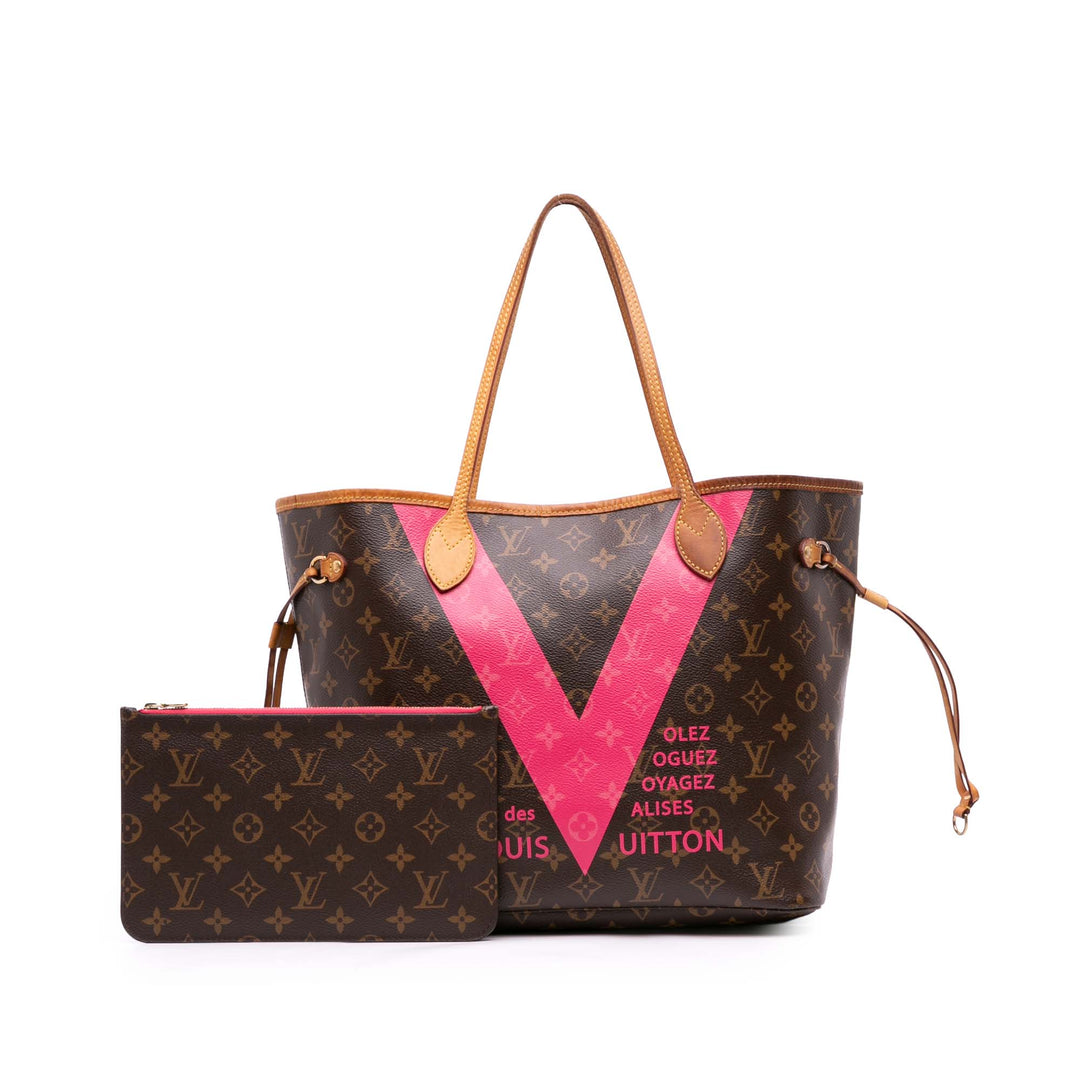 Monogram V Neverfull MM Brown - Gaby Paris