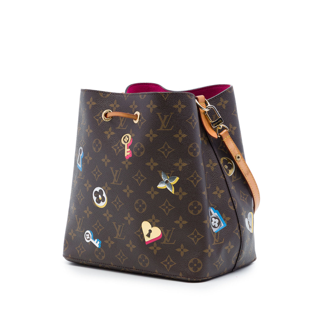 Louis Vuitton Monogram Love Lock Neonoe MM