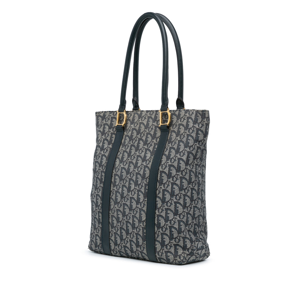 Diorissimo Trotter Canvas Tote Blue - Gaby Paris