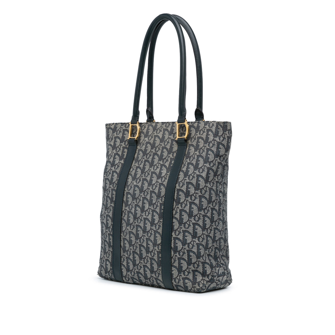 Diorissimo Trotter Canvas Tote Blue - Gaby Paris